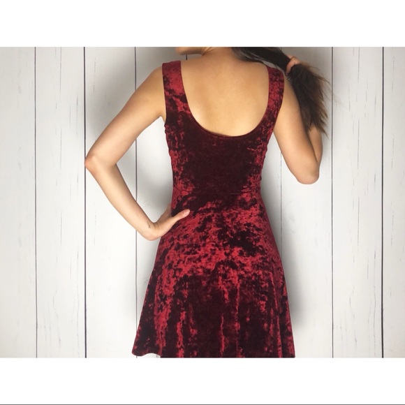 Velvet Mini Summer Dress - Picture 2 of 6
